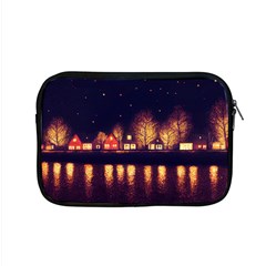 Night Houses River Bokeh Leaves Fall Autumn Apple Macbook Pro 15  Zipper Case by danenraven