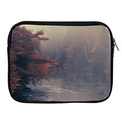 Morning River Forest Autumn Misty Morning Stream Apple Ipad 2/3/4 Zipper Cases by danenraven