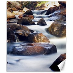 River Nature Stream Brook Water Rocks Landscape Canvas 20  X 24  by danenraven