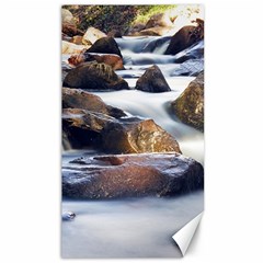 River Nature Stream Brook Water Rocks Landscape Canvas 40  X 72  by danenraven