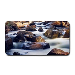 River Nature Stream Brook Water Rocks Landscape Medium Bar Mat by danenraven