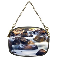 River Nature Stream Brook Water Rocks Landscape Chain Purse (two Sides) by danenraven