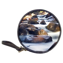 River Nature Stream Brook Water Rocks Landscape Classic 20-cd Wallets by danenraven