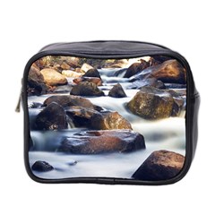 River Nature Stream Brook Water Rocks Landscape Mini Toiletries Bag (two Sides) by danenraven