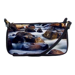 River Nature Stream Brook Water Rocks Landscape Shoulder Clutch Bag by danenraven