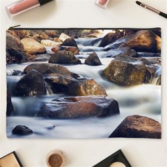 River Nature Stream Brook Water Rocks Landscape Cosmetic Bag (xxxl) by danenraven