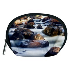 River Nature Stream Brook Water Rocks Landscape Accessory Pouch (medium) by danenraven