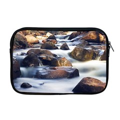 River Nature Stream Brook Water Rocks Landscape Apple Macbook Pro 17  Zipper Case by danenraven