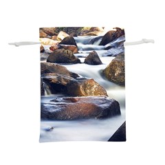 River Nature Stream Brook Water Rocks Landscape Lightweight Drawstring Pouch (s) by danenraven