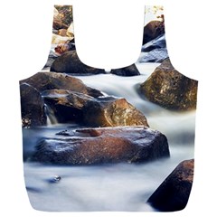 River Nature Stream Brook Water Rocks Landscape Full Print Recycle Bag (xxl) by danenraven