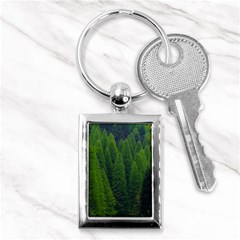 Forest Scenery Nature Trees Woods Key Chain (rectangle) by danenraven