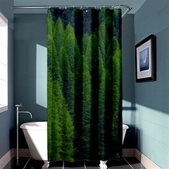 Forest Scenery Nature Trees Woods Shower Curtain 36  X 72  (stall)  by danenraven