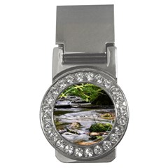 Bach Water Landscape Nature Forest Summer Sun Money Clips (cz)  by danenraven