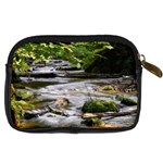 Bach Water Landscape Nature Forest Summer Sun Digital Camera Leather Case Back