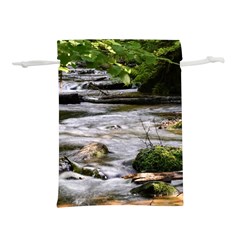 Bach Water Landscape Nature Forest Summer Sun Lightweight Drawstring Pouch (l) by danenraven