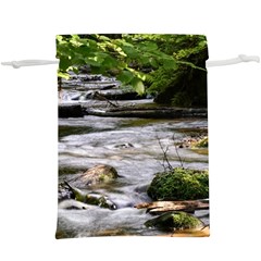 Bach Water Landscape Nature Forest Summer Sun Lightweight Drawstring Pouch (xl) by danenraven