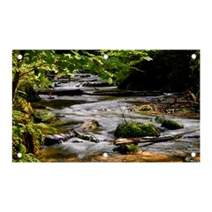 Bach Water Landscape Nature Forest Summer Sun Banner And Sign 5  X 3  by danenraven