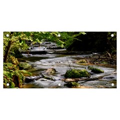 Bach Water Landscape Nature Forest Summer Sun Banner And Sign 6  X 3 