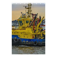 Tugboat Sailing At River, Montevideo, Uruguay Shower Curtain 48  X 72  (small)  by dflcprintsclothing