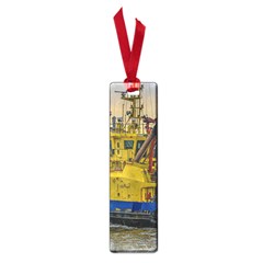 Tugboat Sailing At River, Montevideo, Uruguay Small Book Marks by dflcprintsclothing