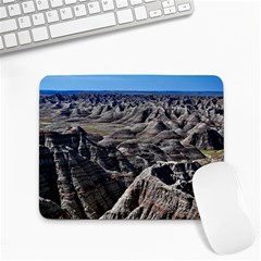 Badlands National Park Nature South Dakota Geology Small Mousepad by danenraven