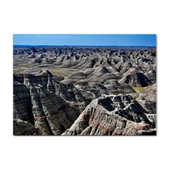 Badlands National Park Nature South Dakota Geology Sticker A4 (10 Pack) by danenraven