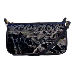 Badlands National Park Nature South Dakota Geology Shoulder Clutch Bag by danenraven