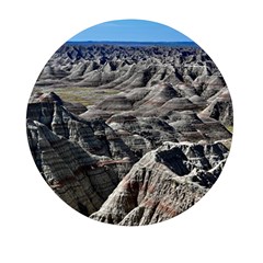 Badlands National Park Nature South Dakota Geology Mini Round Pill Box (pack Of 3) by danenraven