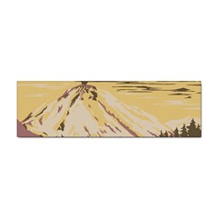 Boom Eruption Forest Mountain News Scary Volcano Sticker (bumper) by danenraven