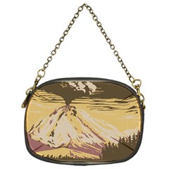 Boom Eruption Forest Mountain News Scary Volcano Chain Purse (one Side) by danenraven