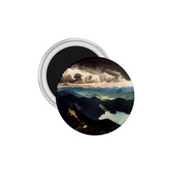 Mountains Sky Clouds Sunset Peak Overlook River 1 75  Magnets by danenraven