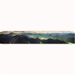 Mountains Sky Clouds Sunset Peak Overlook River Small Bar Mat by danenraven