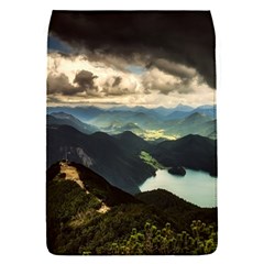 Mountains Sky Clouds Sunset Peak Overlook River Removable Flap Cover (s) by danenraven