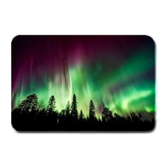 Aurora Borealis Northern Lights Forest Trees Woods Plate Mats by danenraven