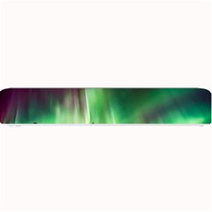 Aurora Borealis Northern Lights Forest Trees Woods Small Bar Mat by danenraven