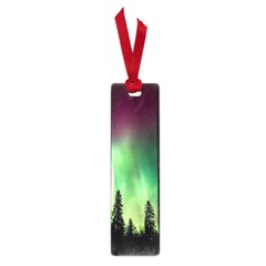 Aurora Borealis Northern Lights Forest Trees Woods Small Book Marks by danenraven