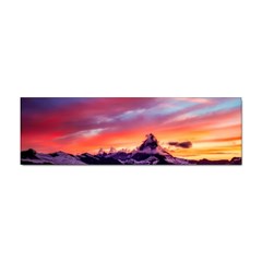 Matterhorn Mountains Sunset Dusk Snow Winter Sticker Bumper (100 Pack) by danenraven