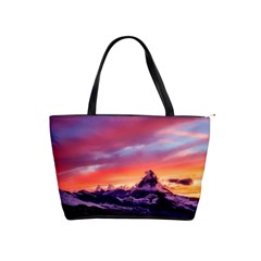 Matterhorn Mountains Sunset Dusk Snow Winter Classic Shoulder Handbag by danenraven