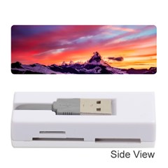 Matterhorn Mountains Sunset Dusk Snow Winter Memory Card Reader (stick) by danenraven