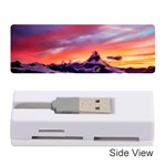 Matterhorn Mountains Sunset Dusk Snow Winter Memory Card Reader (Stick) Front