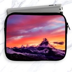 Matterhorn Mountains Sunset Dusk Snow Winter Apple Ipad 2/3/4 Zipper Cases by danenraven