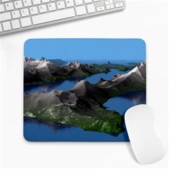 Mountain Landscape Rocky Rocks Geology Scenic Large Mousepad by danenraven