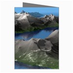 Mountain Landscape Rocky Rocks Geology Scenic Greeting Cards (Pkg of 8) Right