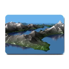 Mountain Landscape Rocky Rocks Geology Scenic Small Doormat by danenraven