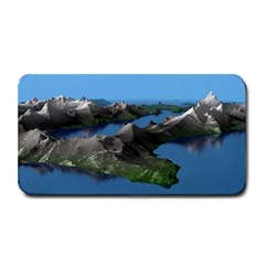 Mountain Landscape Rocky Rocks Geology Scenic Medium Bar Mat by danenraven