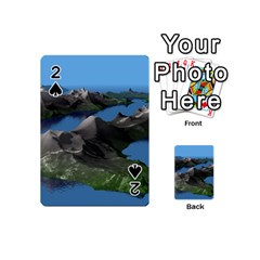 Mountain Landscape Rocky Rocks Geology Scenic Playing Cards 54 Designs (mini) by danenraven