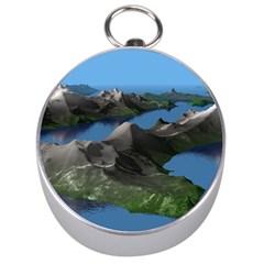 Mountain Landscape Rocky Rocks Geology Scenic Silver Compasses by danenraven