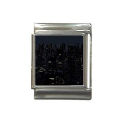 City Night Urban Downtown Science Tower Halo Italian Charm (13mm) by danenraven