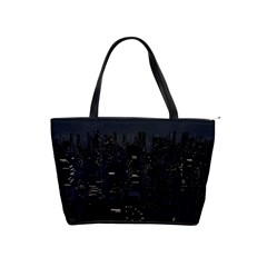 City Night Urban Downtown Science Tower Halo Classic Shoulder Handbag by danenraven