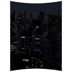 City Night Urban Downtown Science Tower Halo Back Support Cushion by danenraven